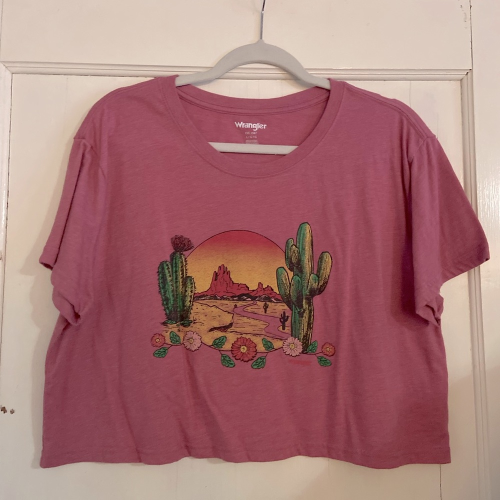 Wrangler western crop top